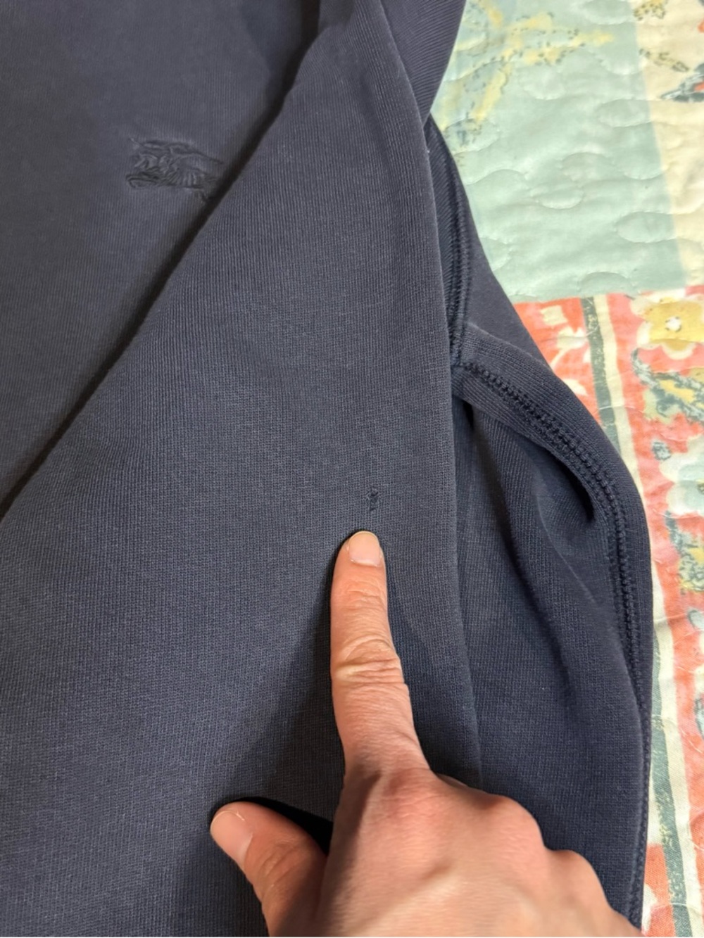 Burberry Dark Navy Crewneck Sweatshirt - Picture 12 of 15